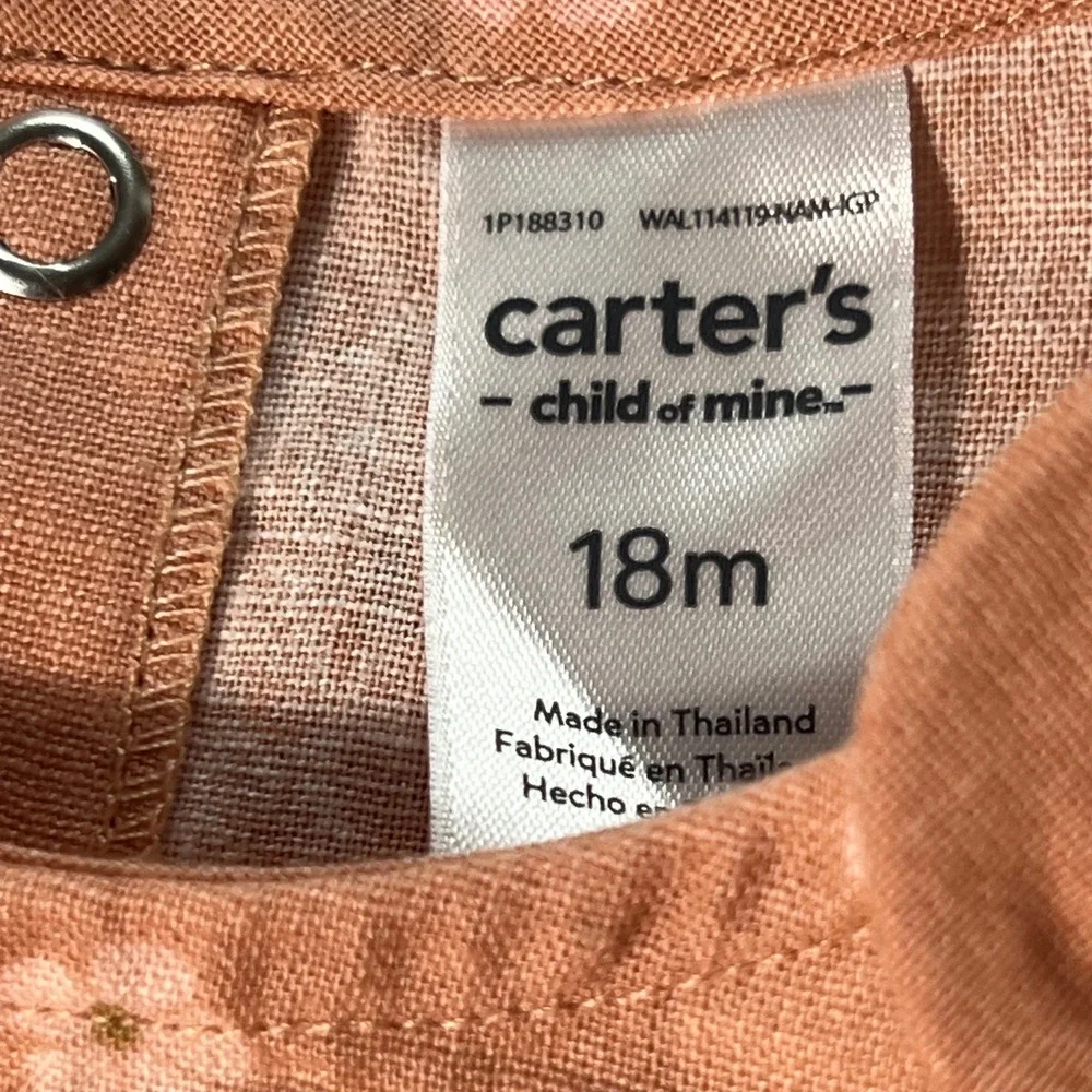 Carters sleeveless linen